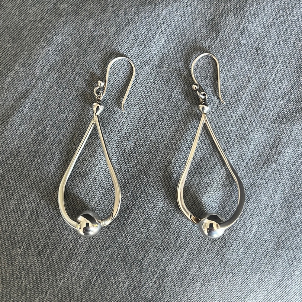 Sterling Silver Loop Earrings